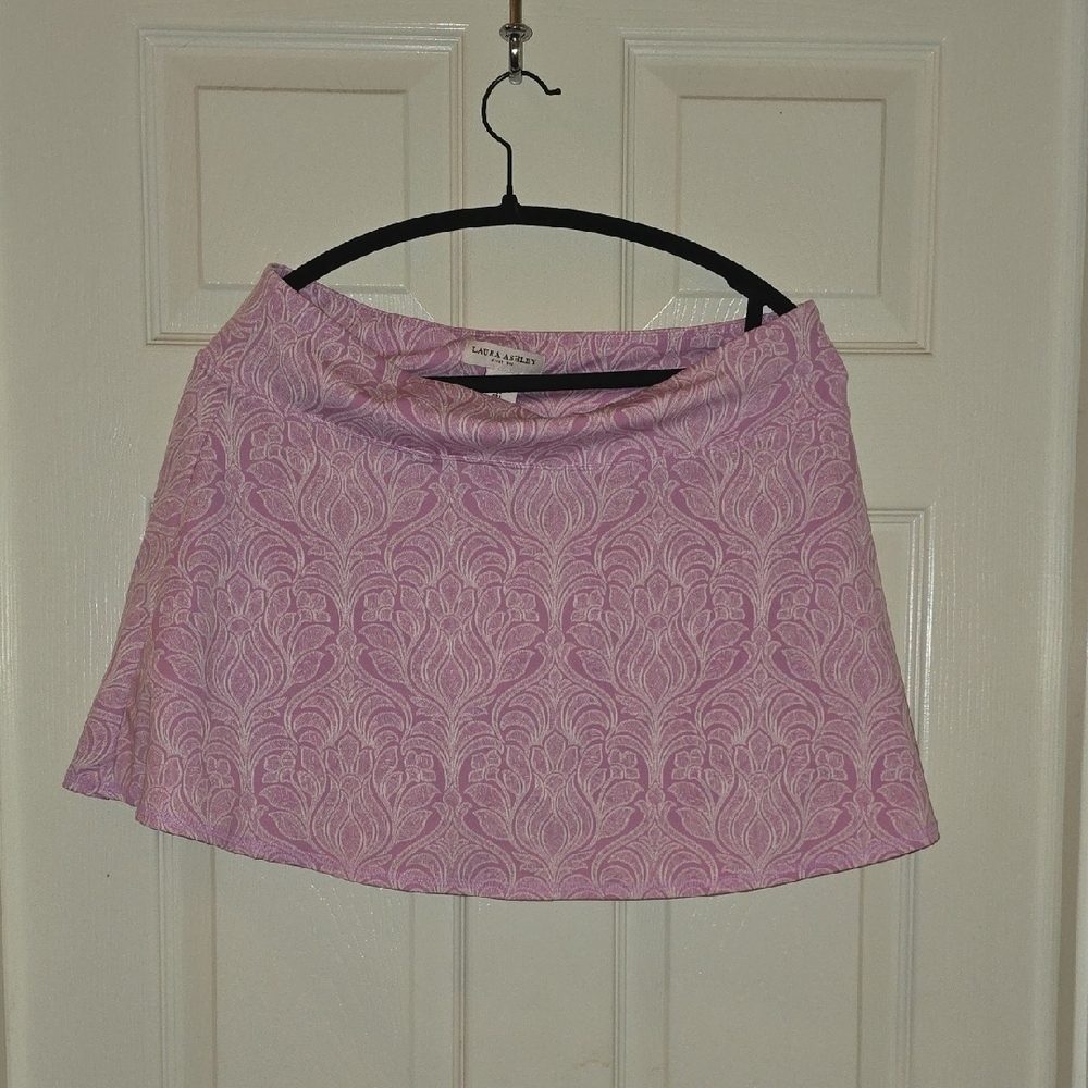 Laura Ashley Light Pink‎ Patterned Mini Skirt